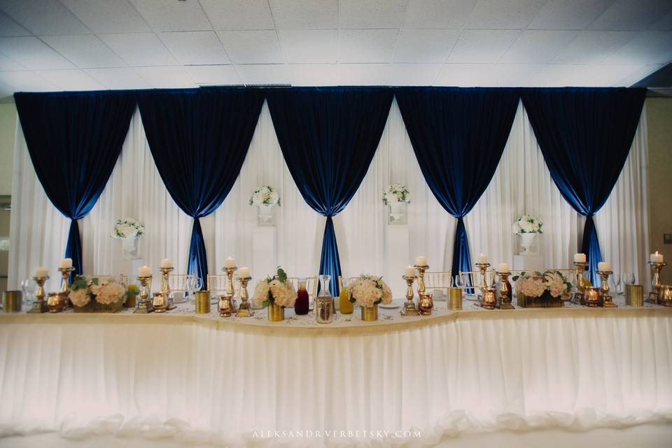 Berkshire Room - Head Table