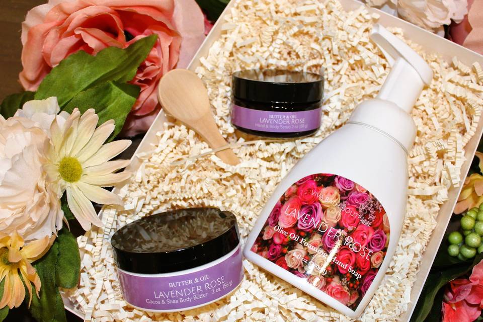 Lavender Rose Gift Set