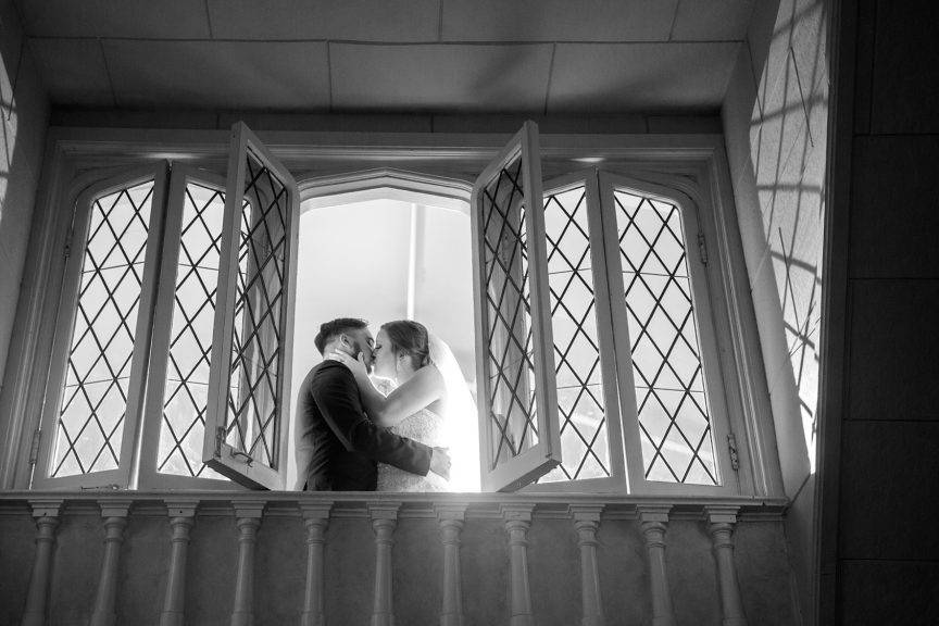 Couple in window
