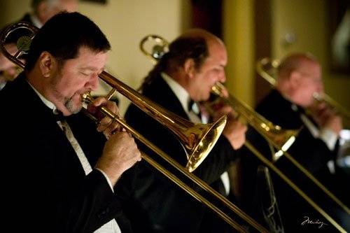 With The Ted Knight Big Band for a wedding at the Boca Raton Resort and Club.