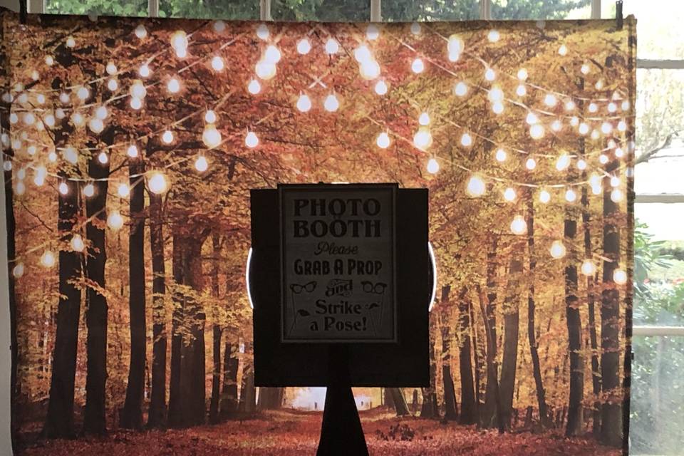 Photo booth  with Backdrop
