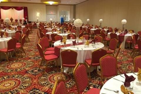 Dining area set-up