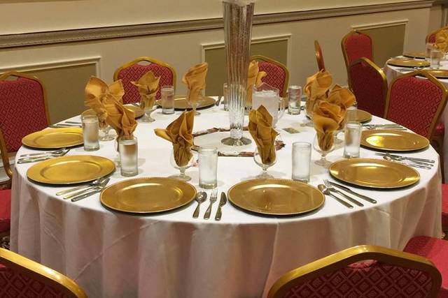 Dining area set-up