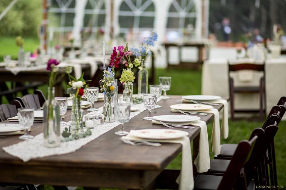 Elegant Farm Tables