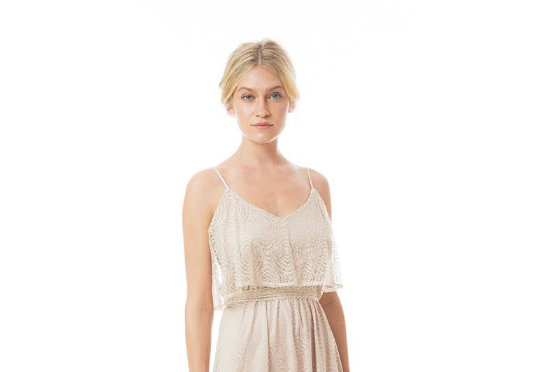 Dani Long LaceStunning floorlength lace dress with its flounced bodice easily transitions from an elegent wedding to a beachside dinner that compliments your waistline with a gathered elastic waist and optional sash or hard belt. Variety of colors available Available in