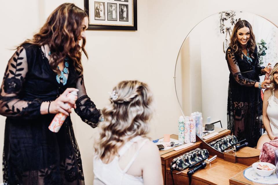 Bridal hair and makeup