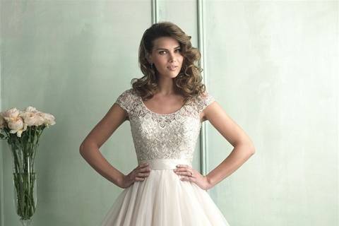 Spring 2014 Allure Wedding Dress Style 9100 - http://www.ebridalsuperstore.com/product/Allure-Bridals-Wedding-Dress-Style-Allure-9100