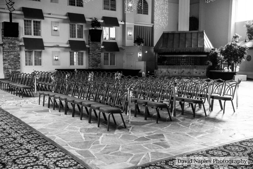 Ceremony setup