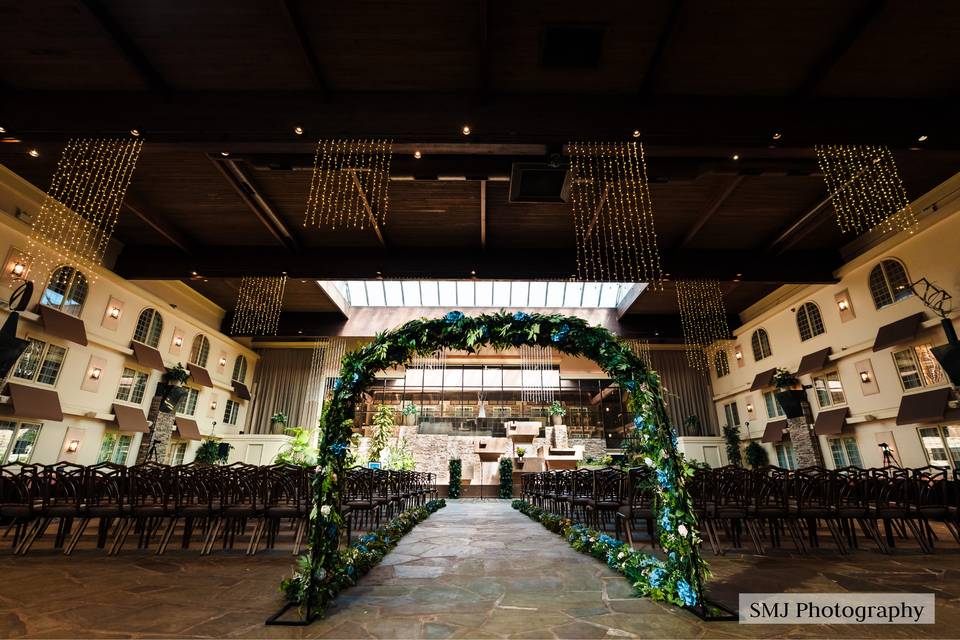 Ceremony in Courtyard