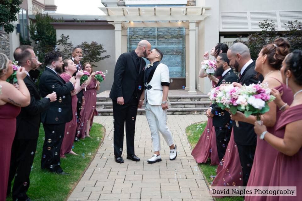 Couple kissing