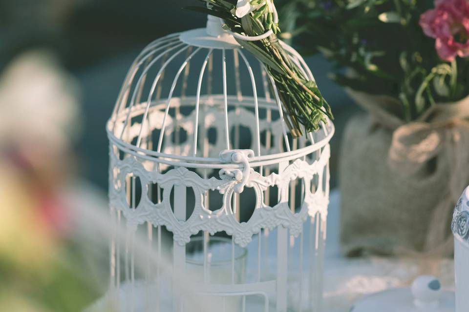 Vintage Bird Cage decoration