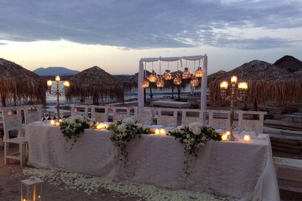 Dream beach wedding