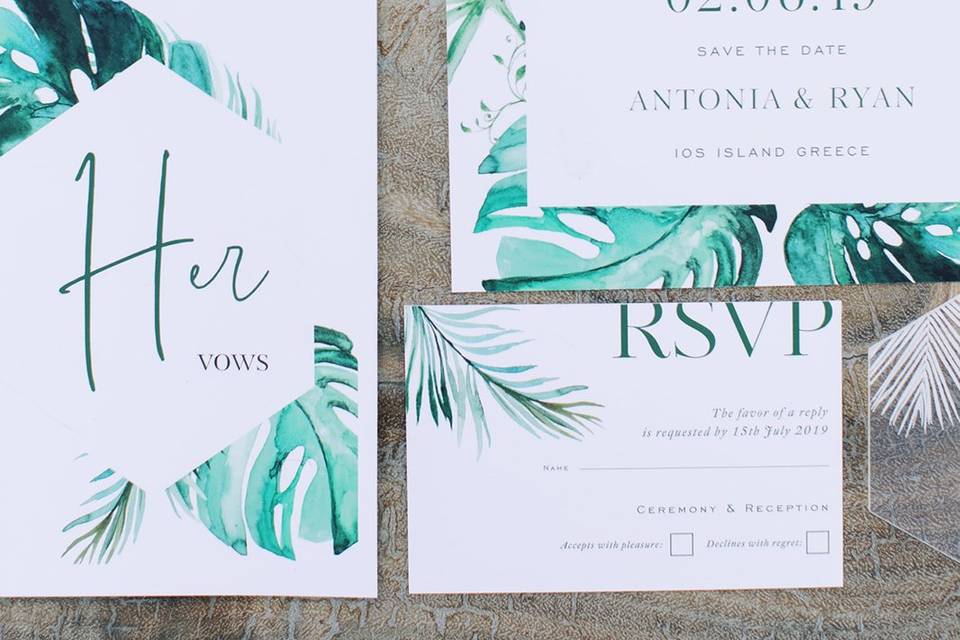 Tropical stationery