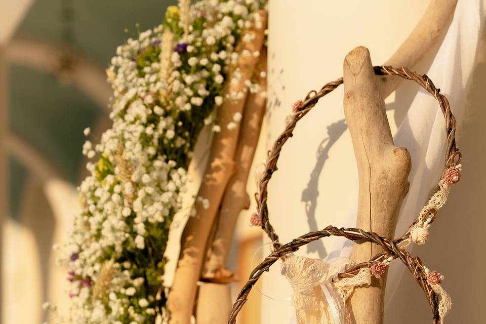 Greek wedding crowns