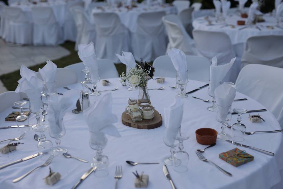 Reception tables