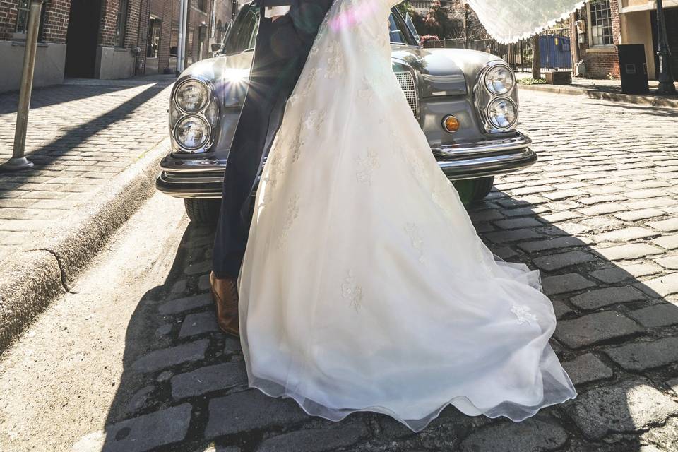 Unique bride & groom session
