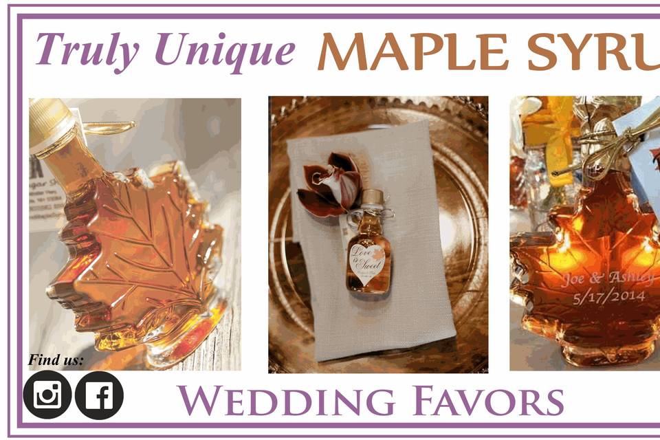 10 Great Fall Wedding Favors for Guests 2014