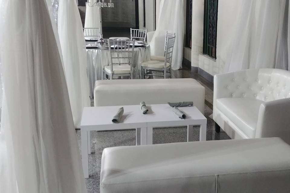 Bright white decor