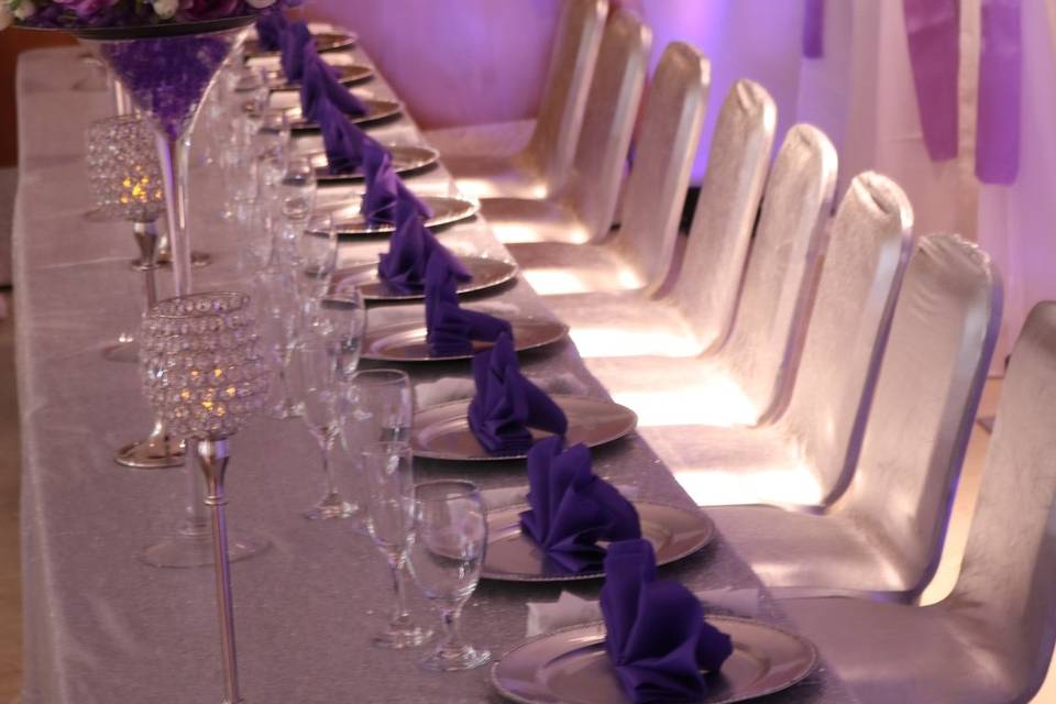 Wedding party seating