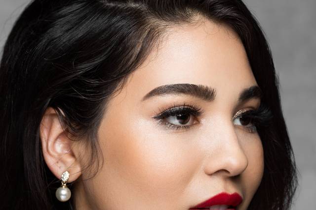 Pop Of Red Bridal