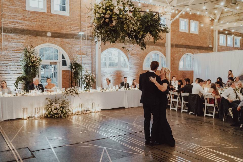 Dancing at the reception