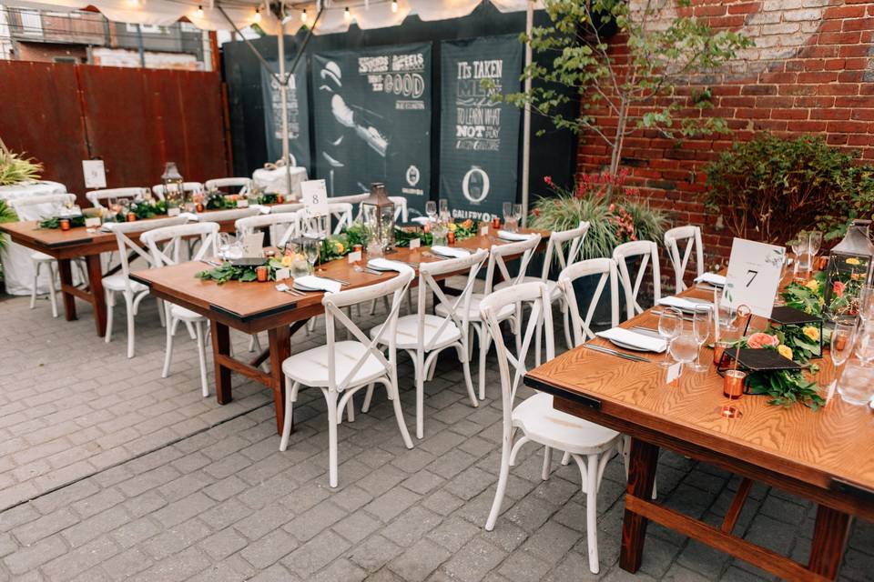 Lower Courtyard Seating