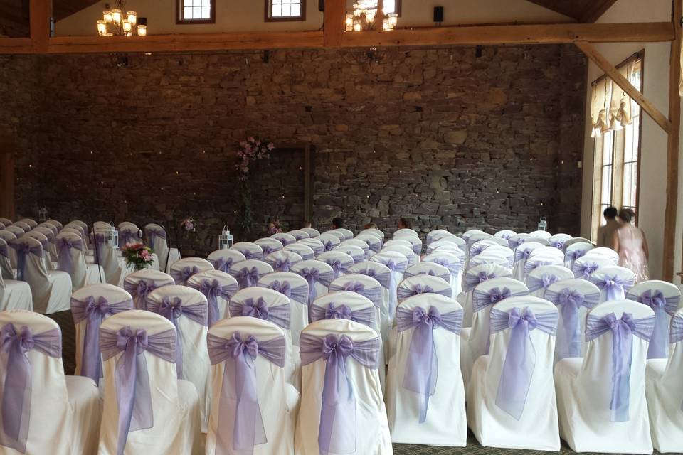 CHAIR COVERS/SASHES