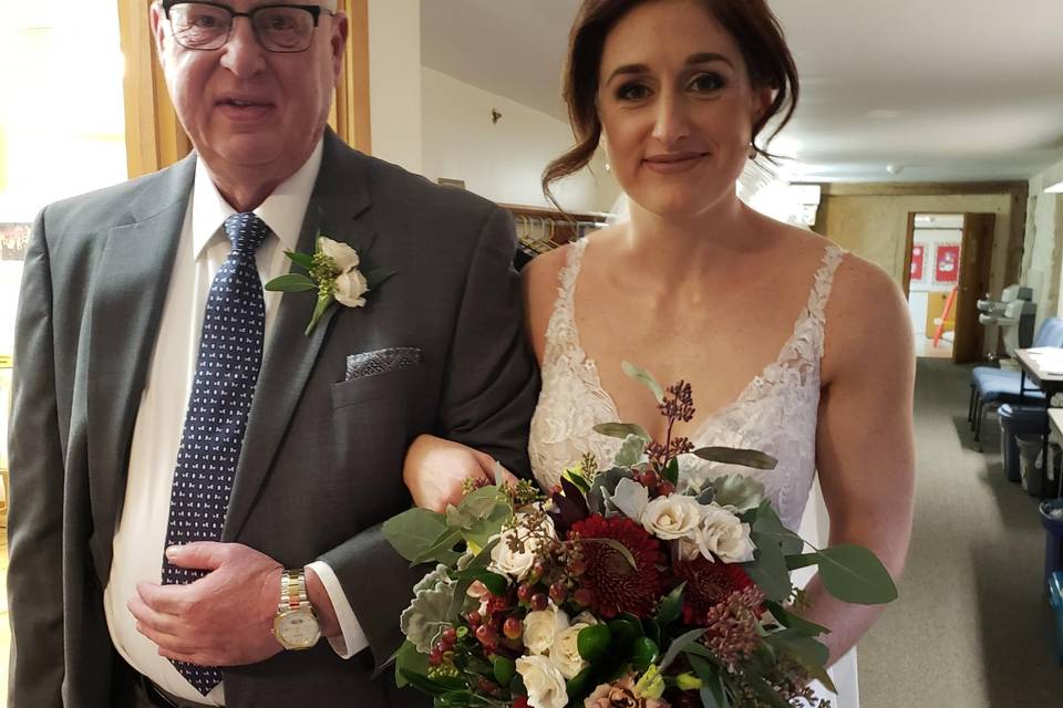 BRIDE AND DAD