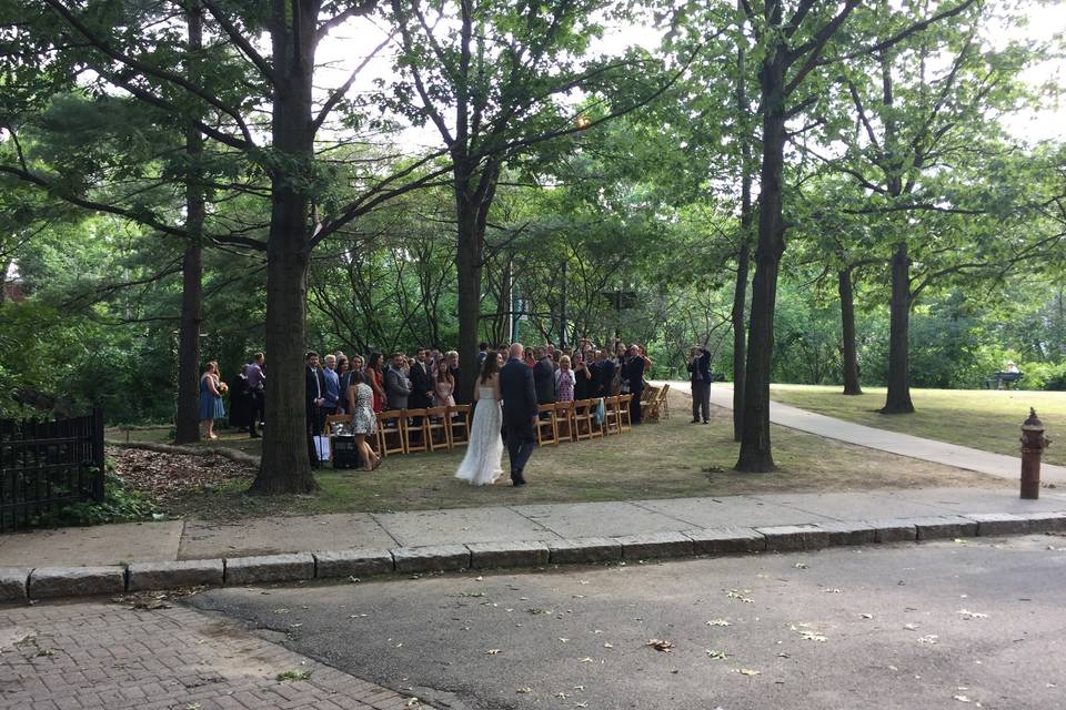 Wedding procession