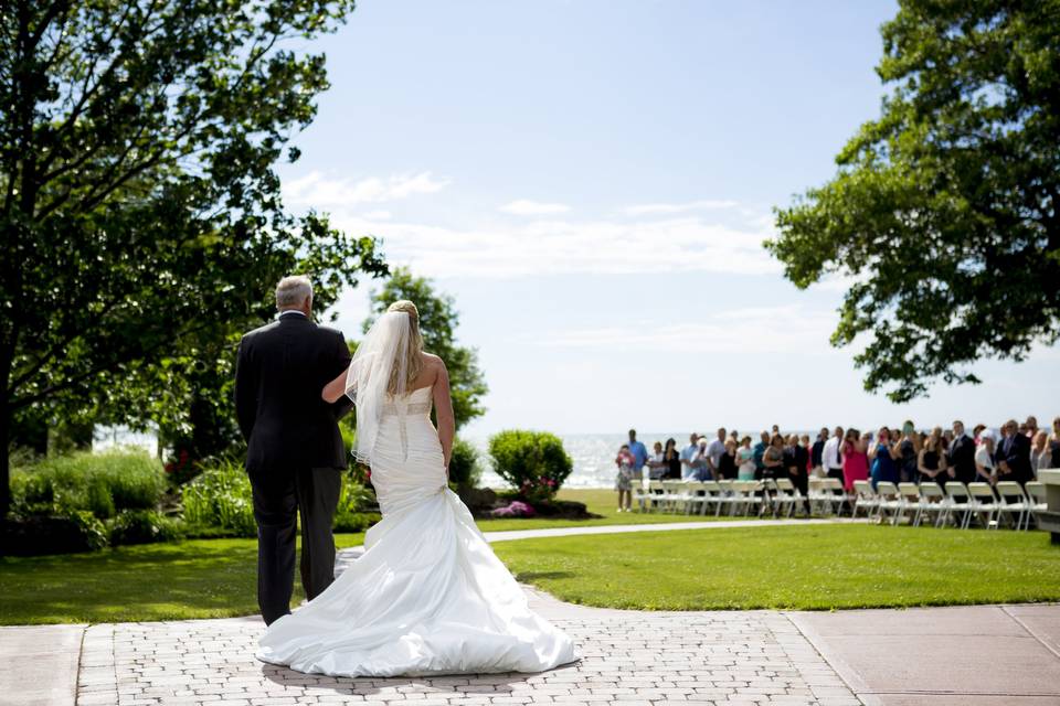 Walking down the aisle