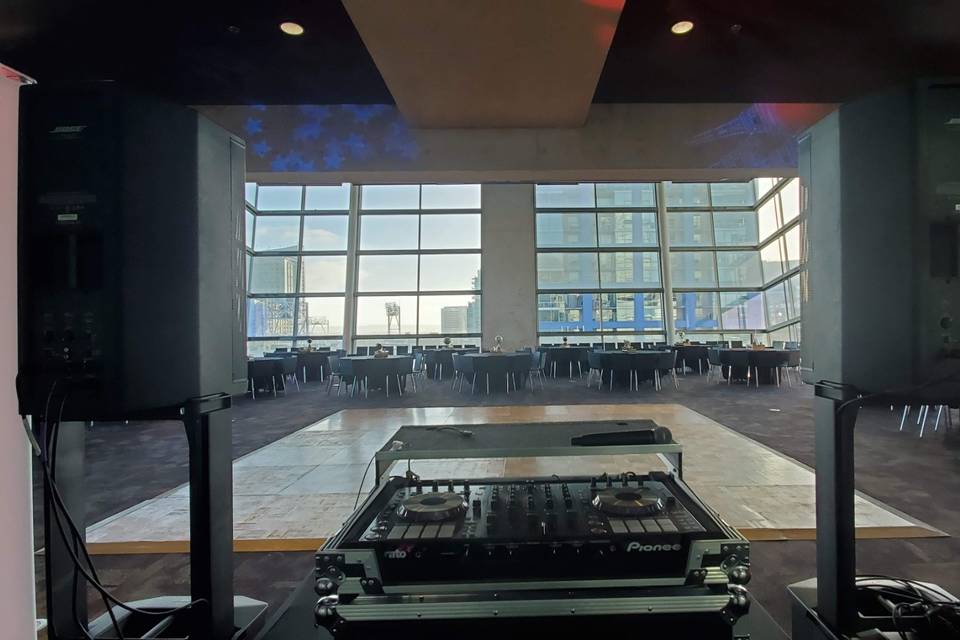 Setup w/Dance Floor for 400+