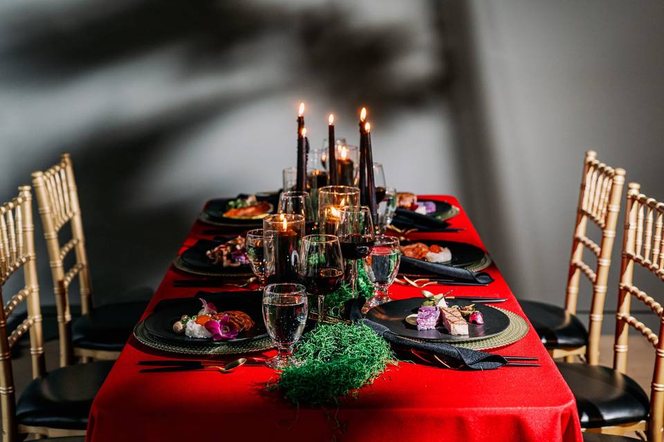 Plated table