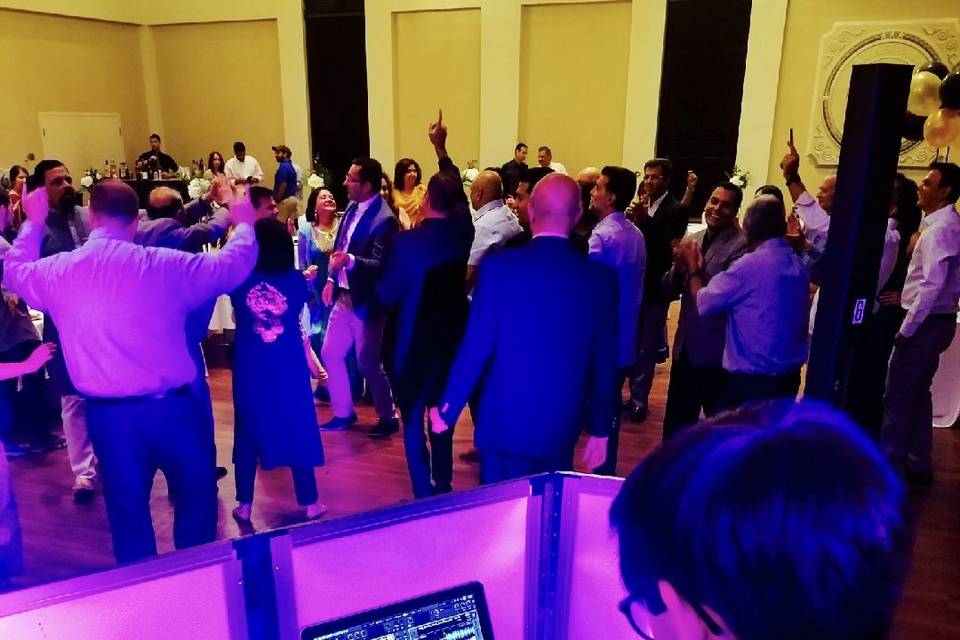 Shot from DJ Booth