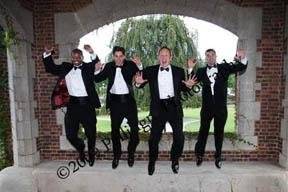 Wedding ushers by Joseph Pellingra Photography travels nationwide