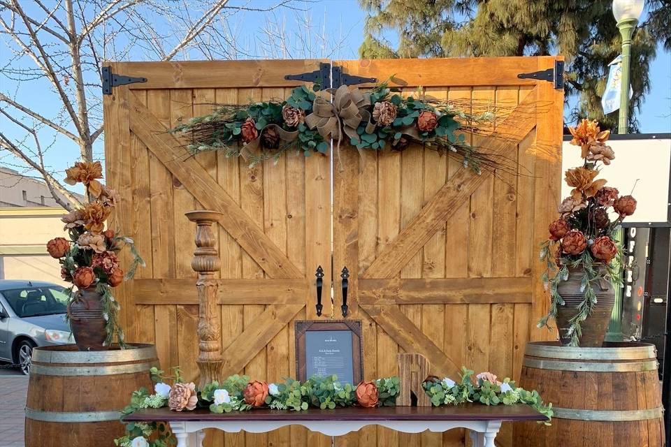 Barn Door backdrop