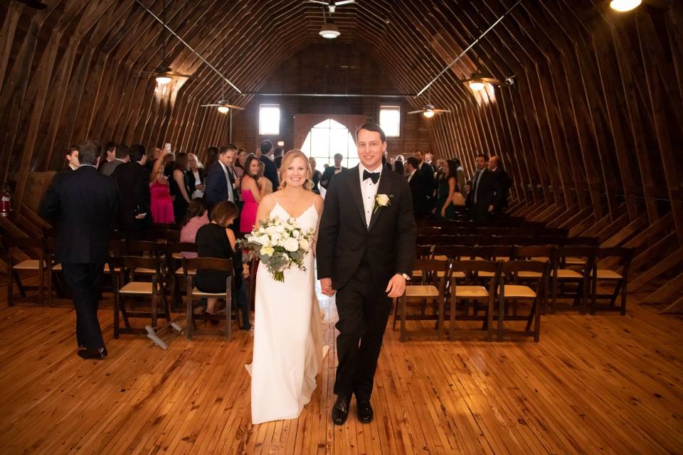 Rustic barn wedding