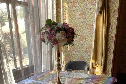 Wedding table setting