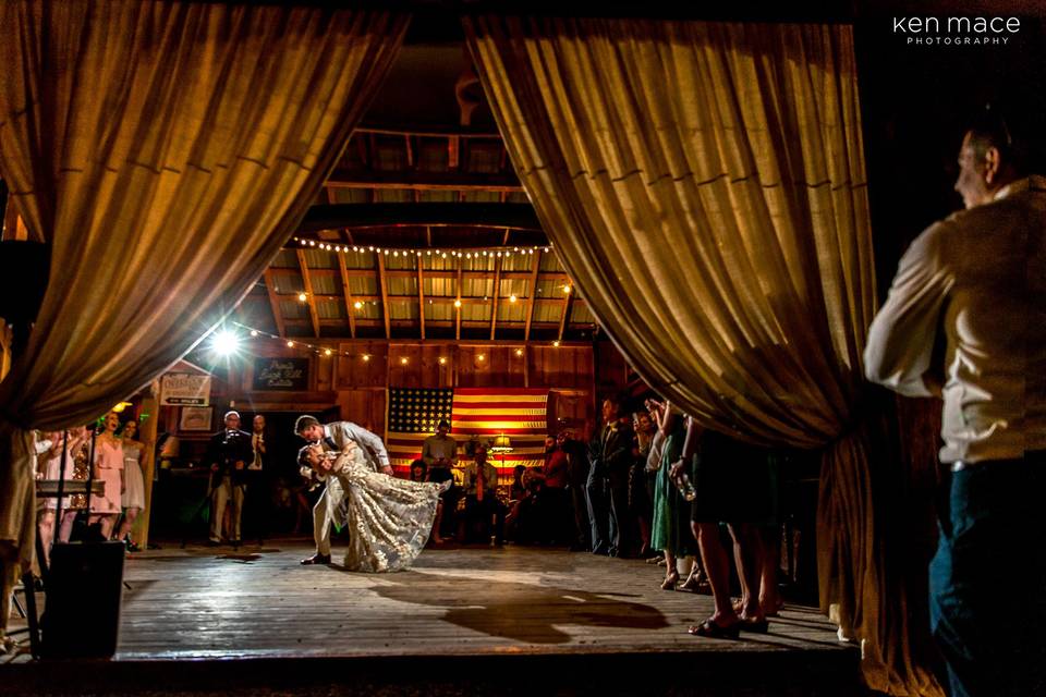 Dancing in the barn