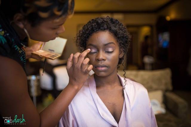 Bridal Makeup traditional application