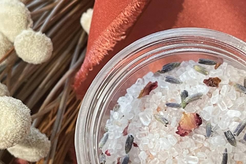 Wedding Bath Salt Favors