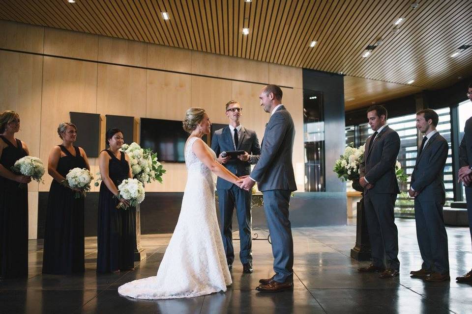 A modern ceremony