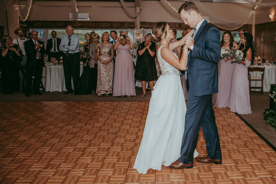 Bride and Groom First Dance