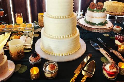3 Tier bride's cake
