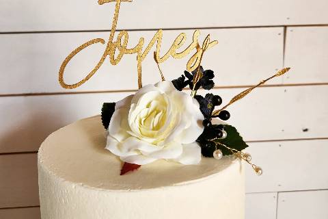 4 Tier brides cake