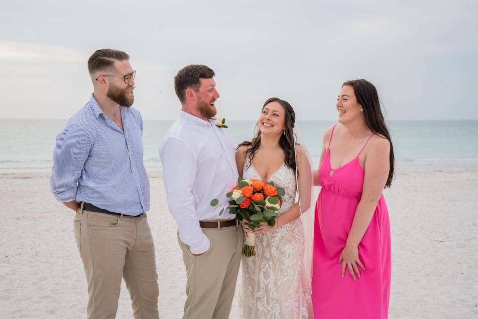 Clearwater beach wedding