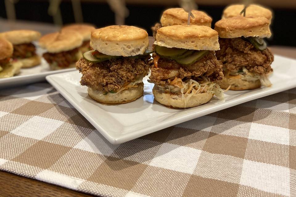 Fried Chicken Sliders