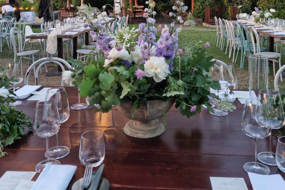 Floral decoration that matches