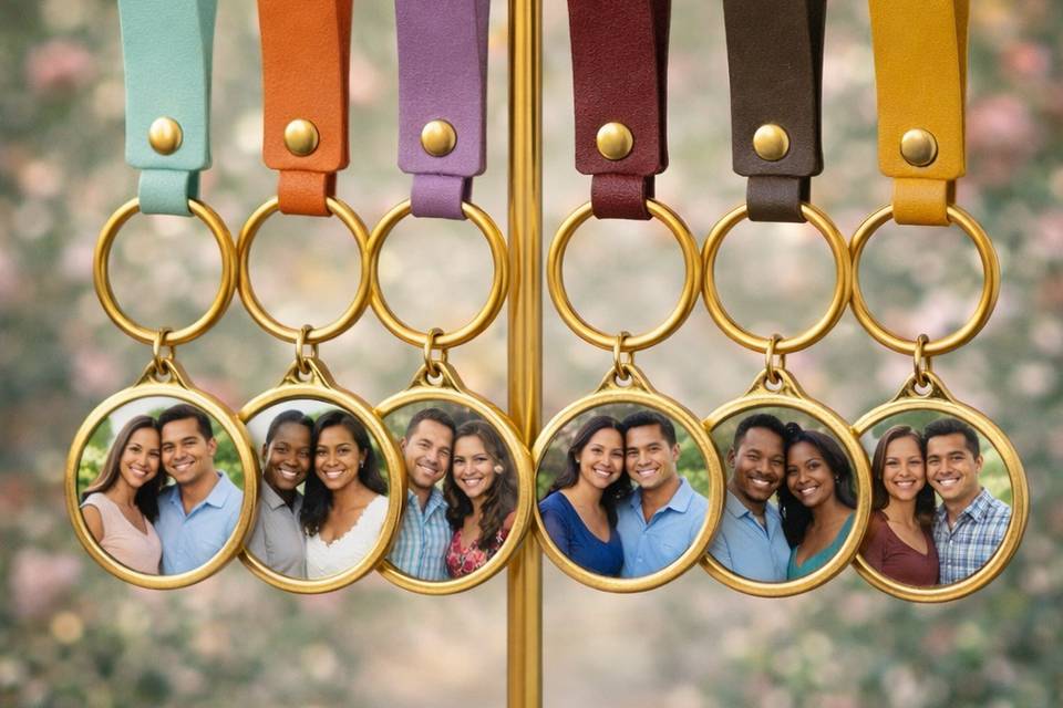 Colorful keychains