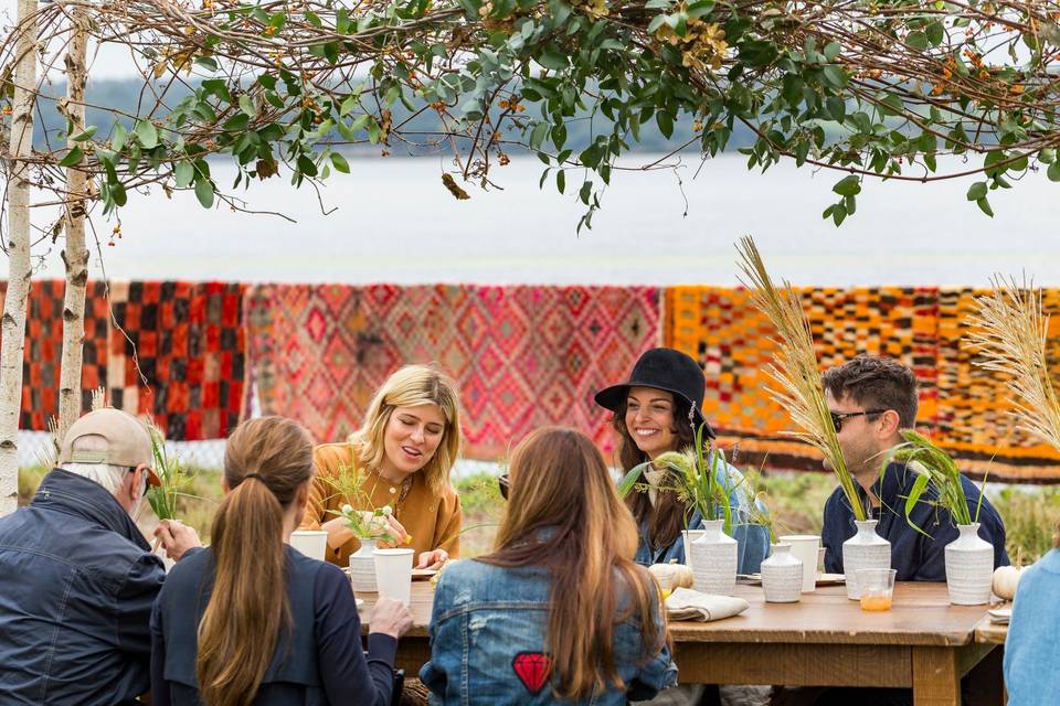 Al fresco dining on the Hudson