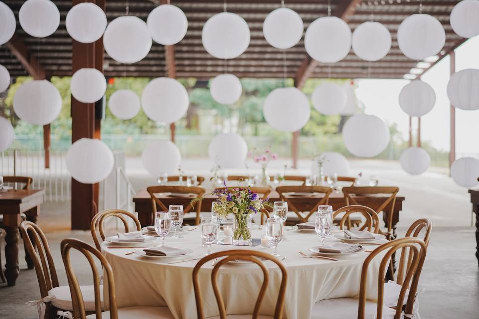 Dinner in Lidgerwood Pavilion